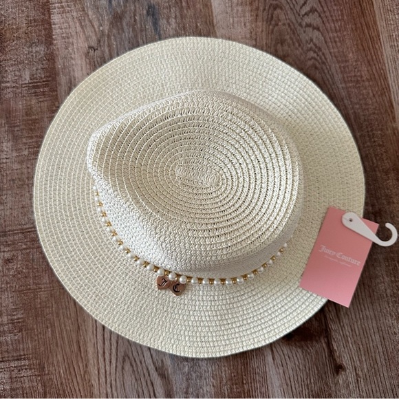 Juicy Couture Woven Straw Summer Hat main image 6